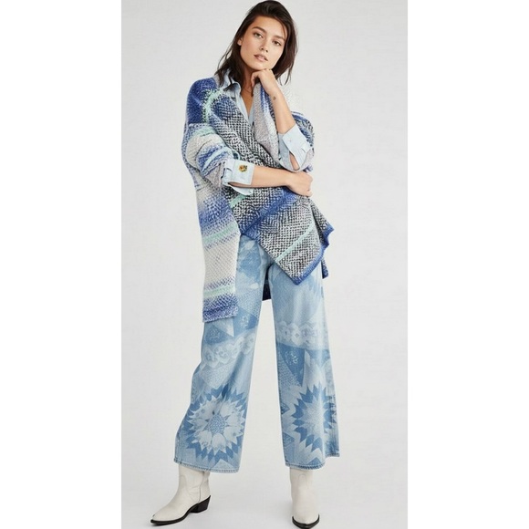 Free People Sweaters - Free People Daydreamer Cardigan Sparkling Seas Size XS Extra Small